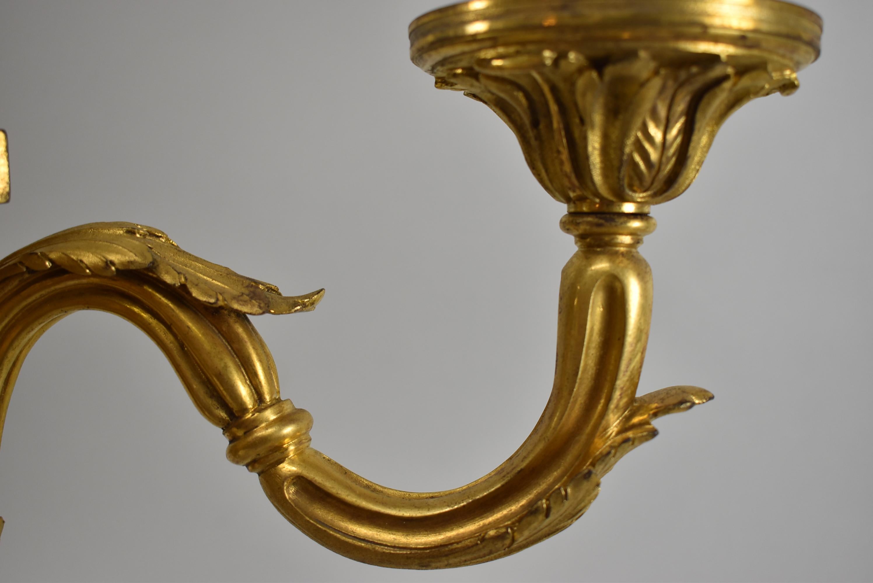 antique bronze sconce