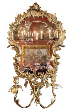 Paar antike französische Goldbronze- und Spiegelsockel, CIRCA 1890.