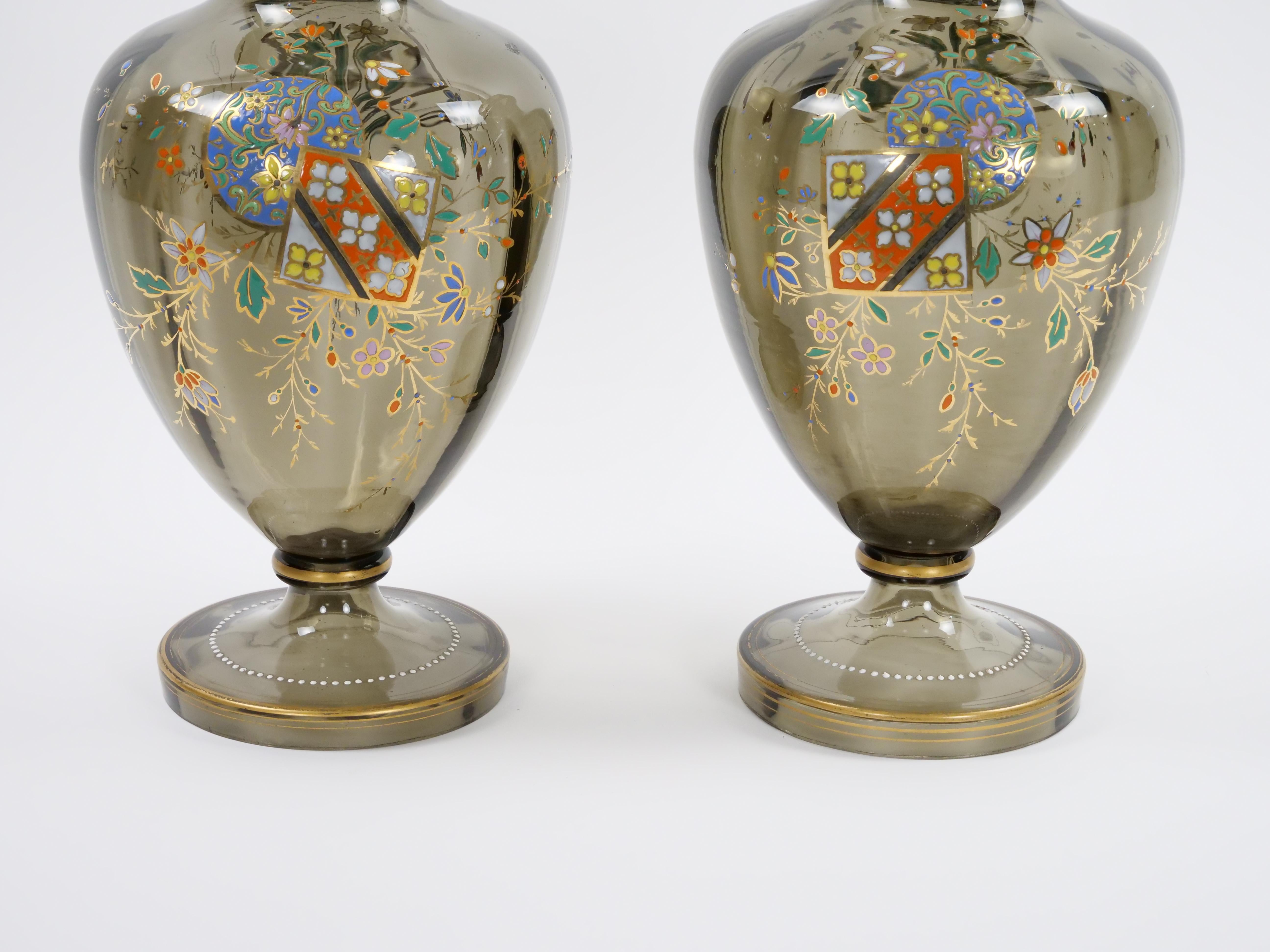 antique glass vases