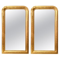 Pair Antique French Louis Philippe Gold Leaf Mirrors, circa 1890
s Pair Antique French Louis Philippe Gold Leaf Mirrors, circa 1890
s