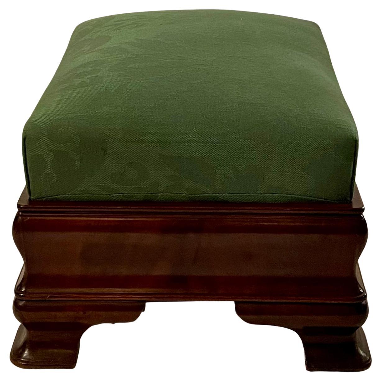 Paire de fauteuils et poufs français anciens Louis Philippe en acajou, vers les années 1890 en vente 5