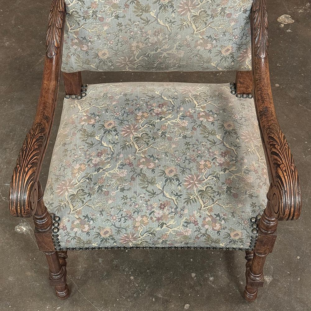 Pareja de Sillones Antiguos Franceses Luis XIV en venta 5