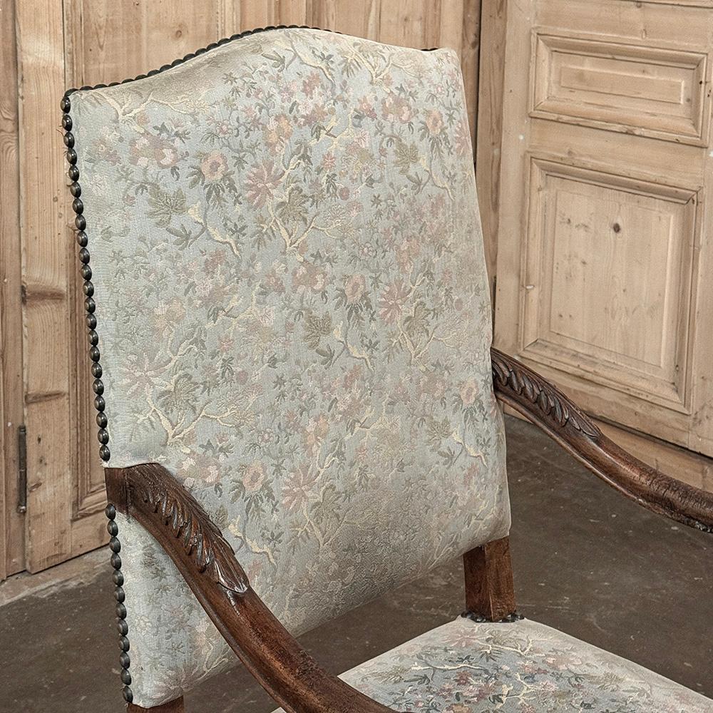 Pareja de Sillones Antiguos Franceses Luis XIV en venta 6