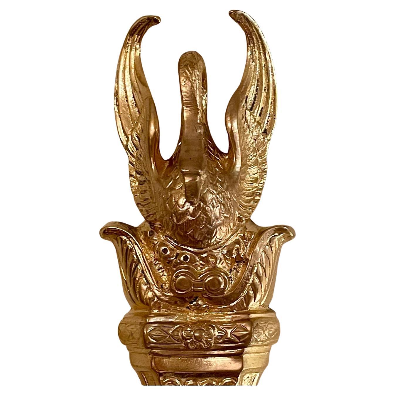 Paire d'appliques à 2 lumières en bronze doré de style Louis XVI, Circa 1900. en vente 2