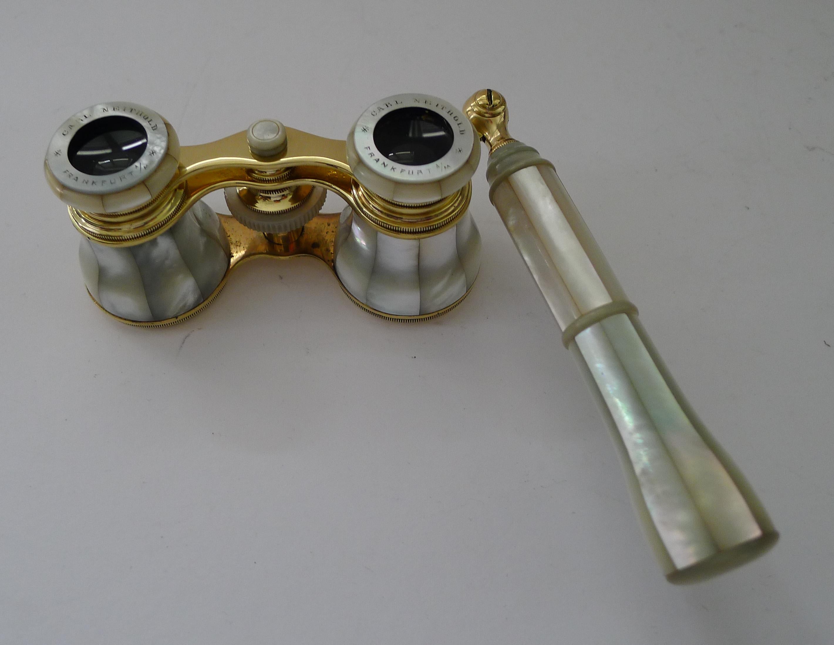 opera glasses with long handle