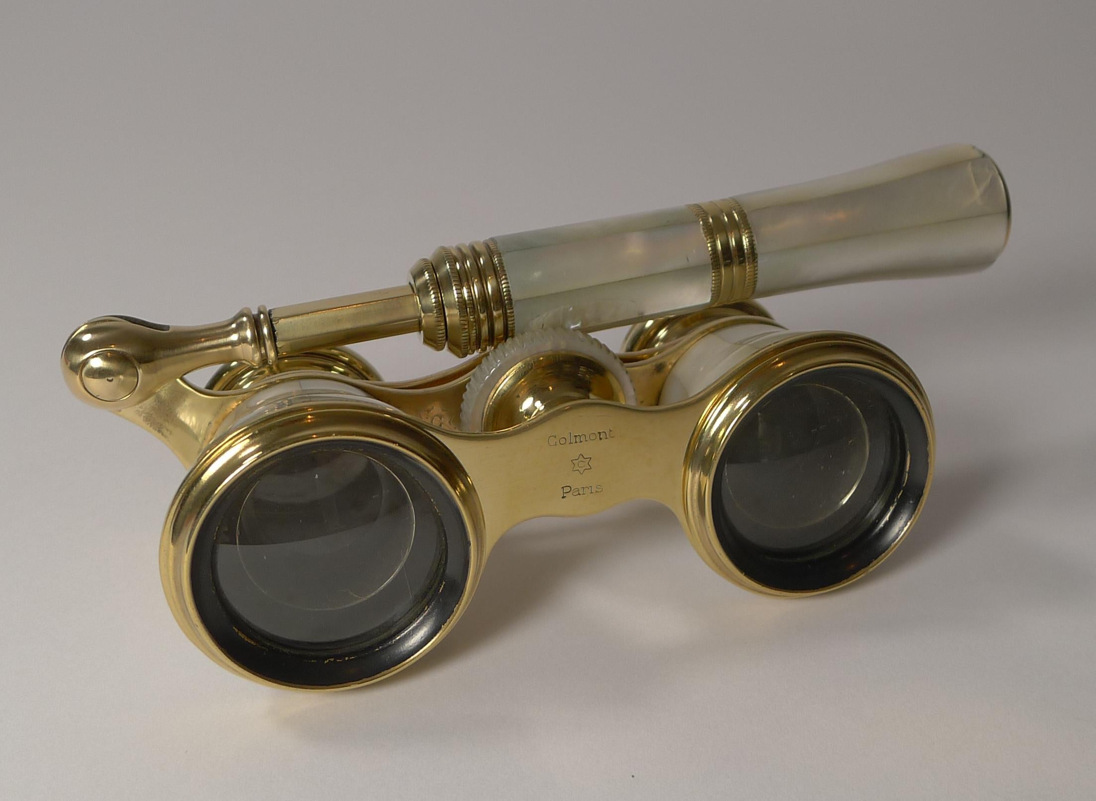 Early 20th Century Pair of Antique French Opera Glasses by Colmont, Paris