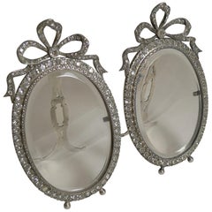 Pair of Antique French Paste Photograph / Picture Frames, circa 1890