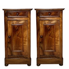 Coppia di cassapanche in noce Antique French, circa 1880.