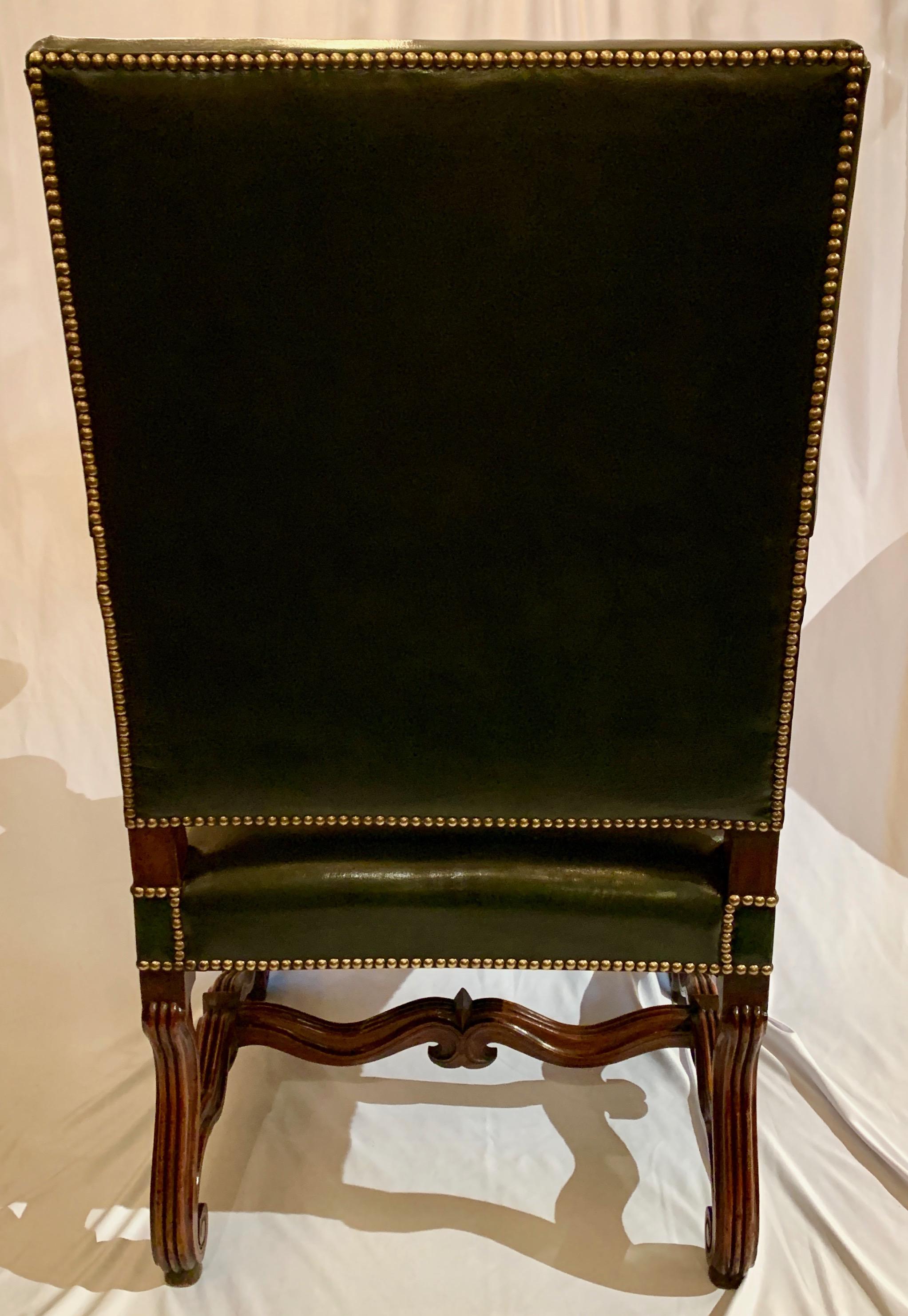 Pair of antique French walnut François I armchairs.


  