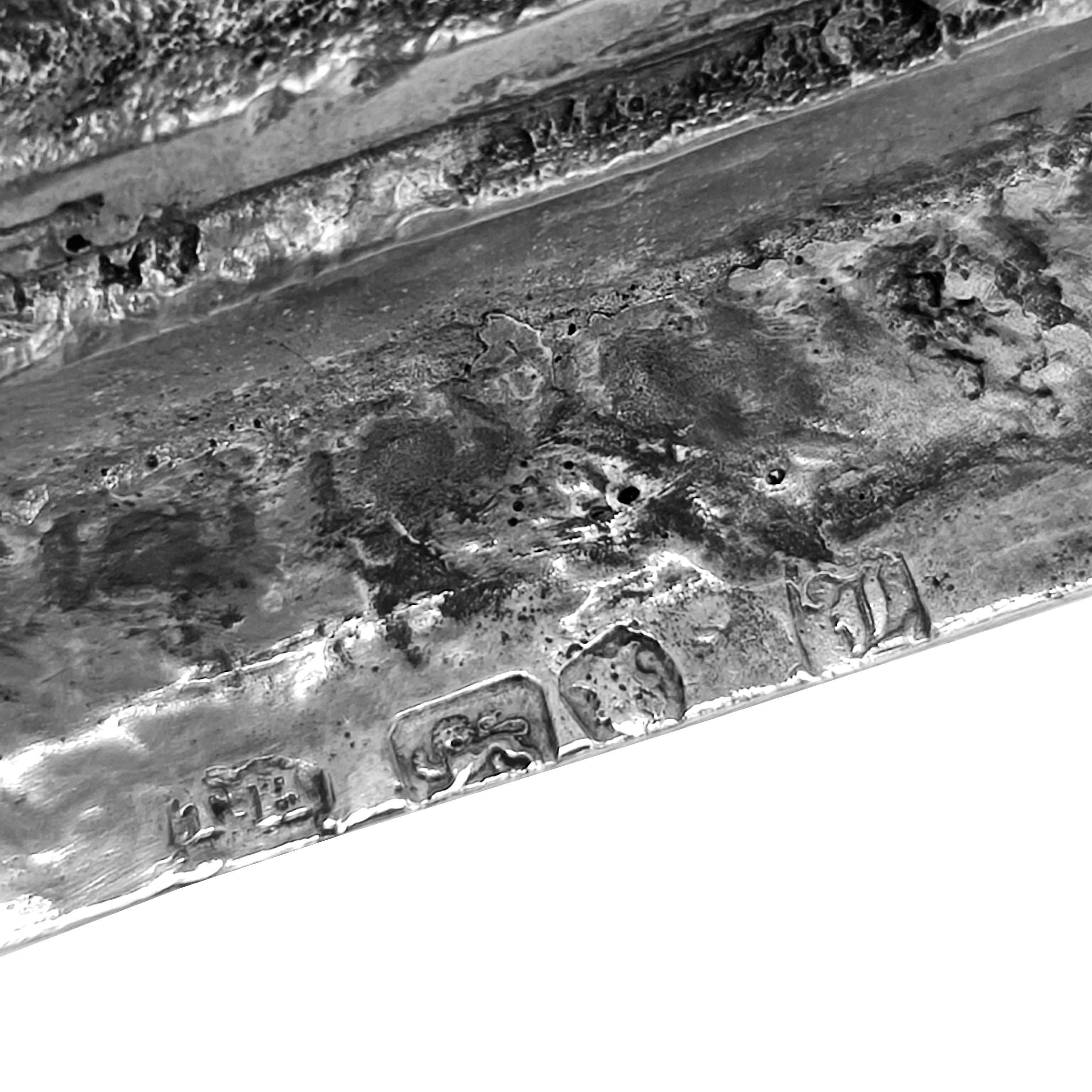 Anglais Paire de chandeliers anciens en argent de style géorgien 1766 en vente