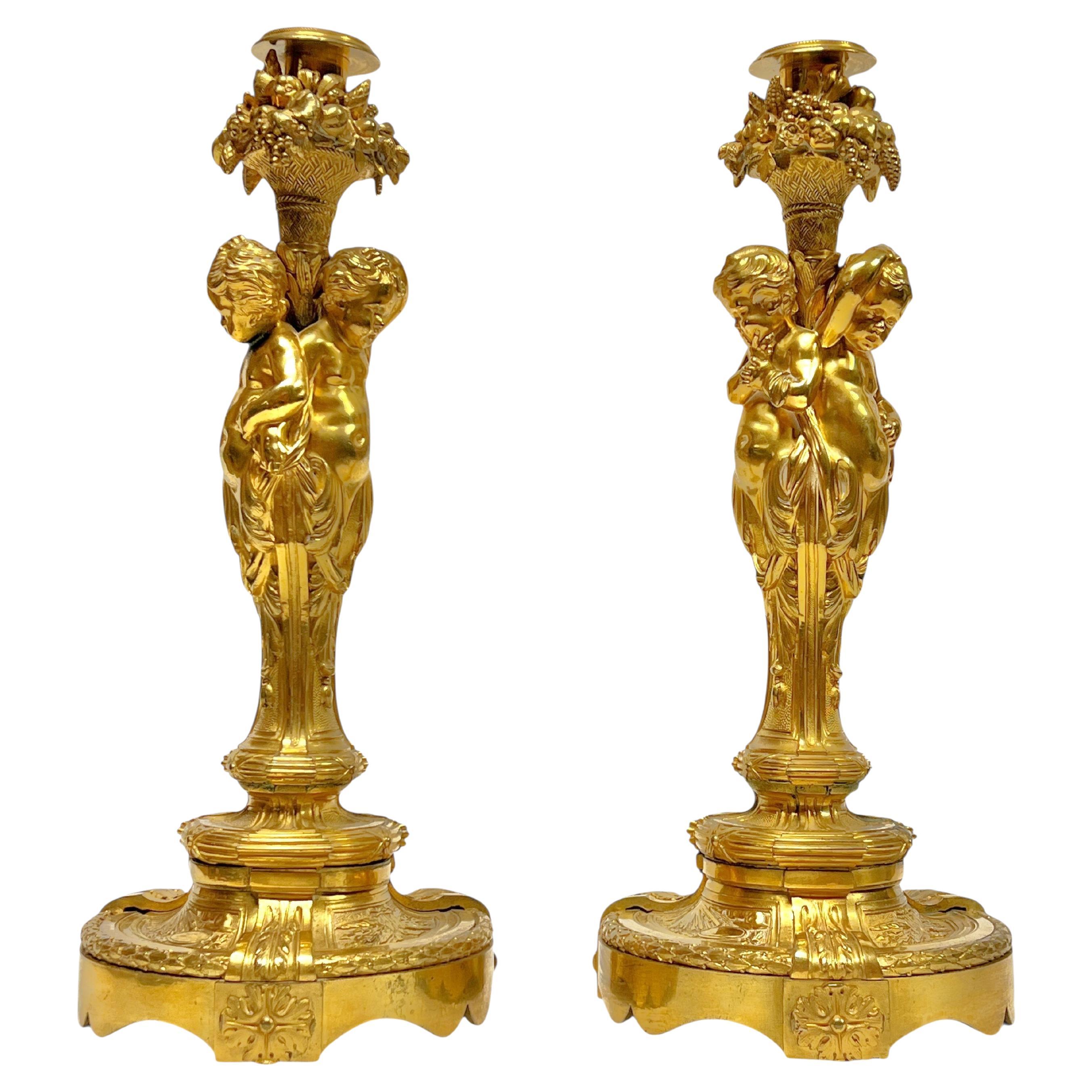 Gilt Kerzenhalter