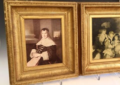Pair Antique Gilt Gold Leaf Frames Elaborate Gilded Age 19th C. Fit 8x10 Picture
