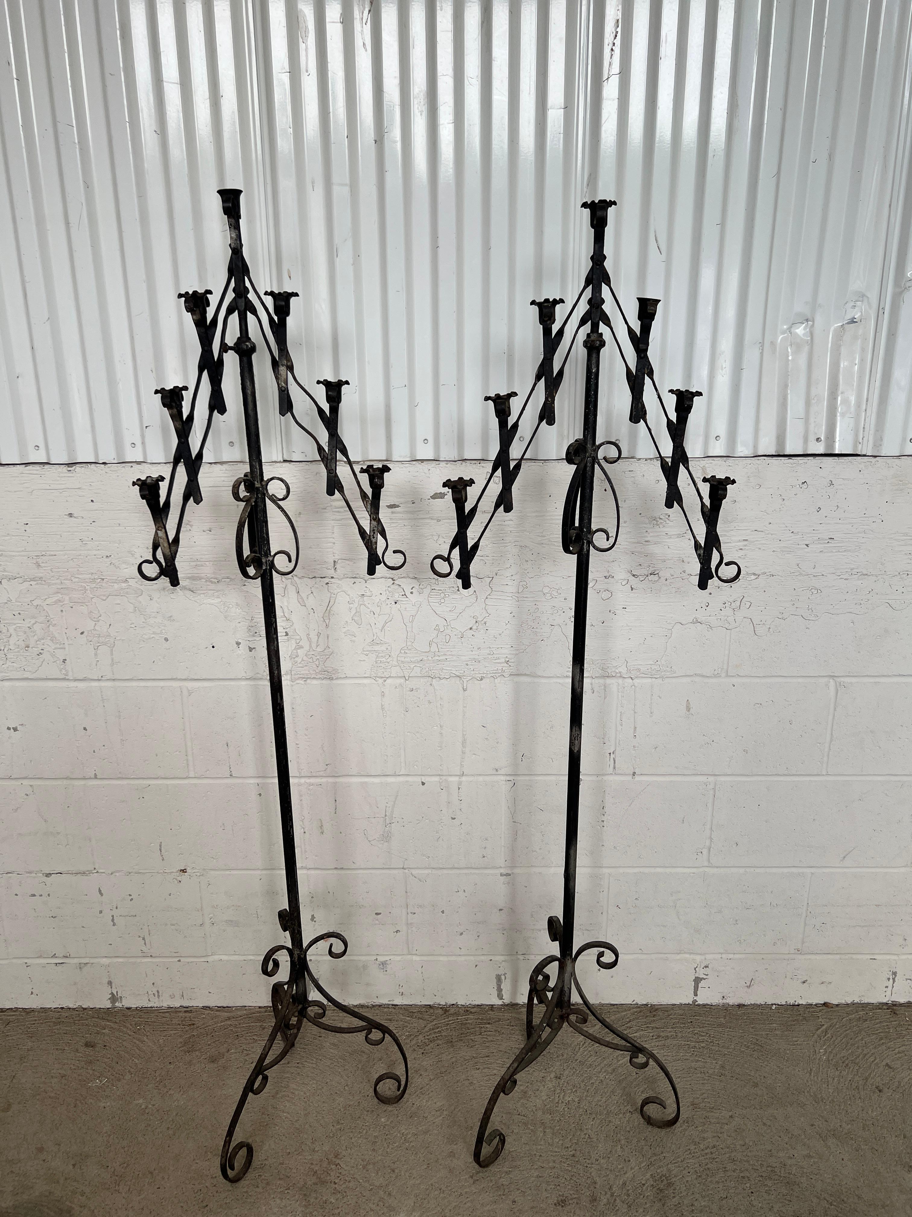 gothic floor candelabra