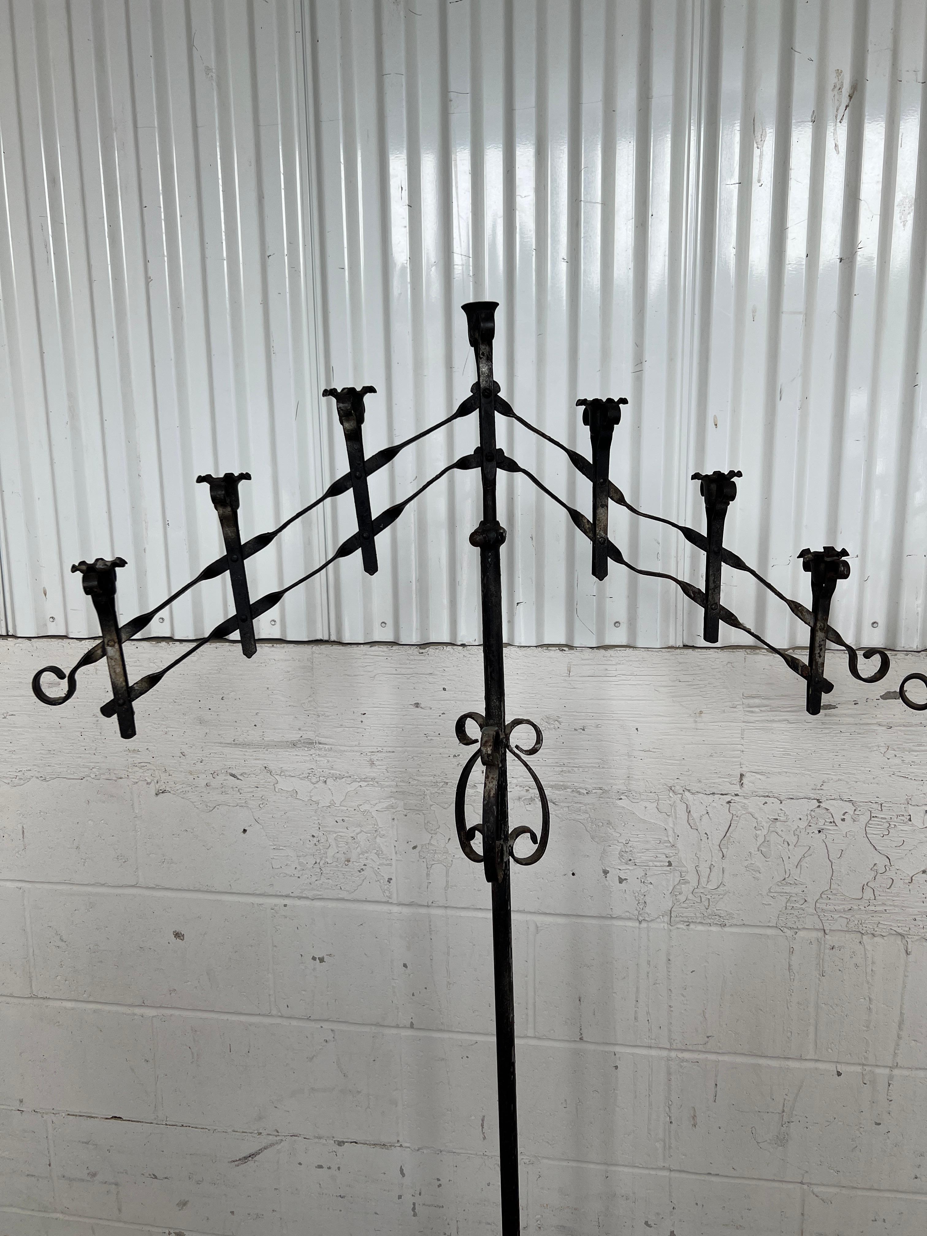 black gothic candelabra