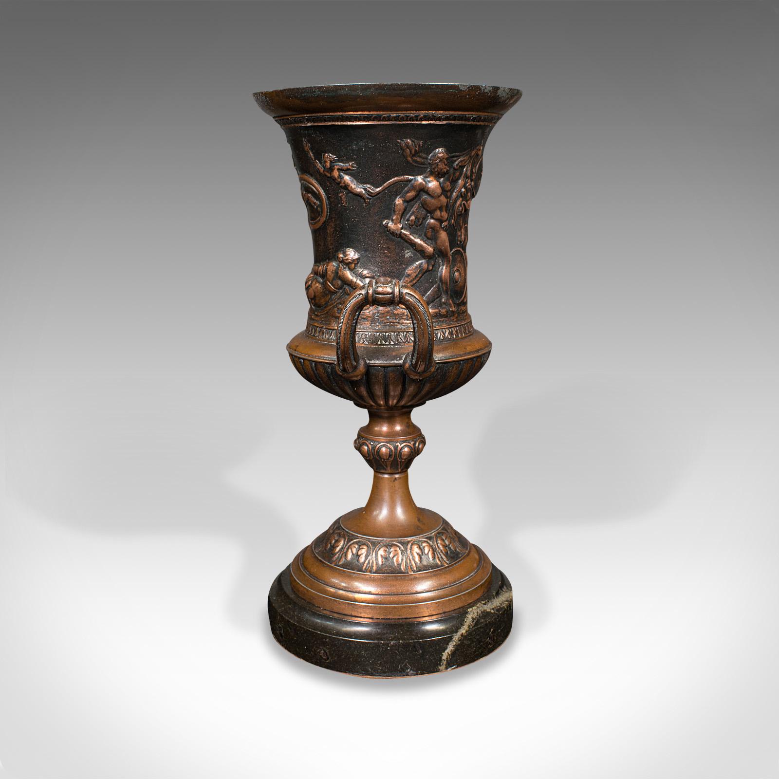 19th Century Pair, Antique Grand Tour Urns, Italian, Decorative Vase, Roman Taste, Victorian For Sale
