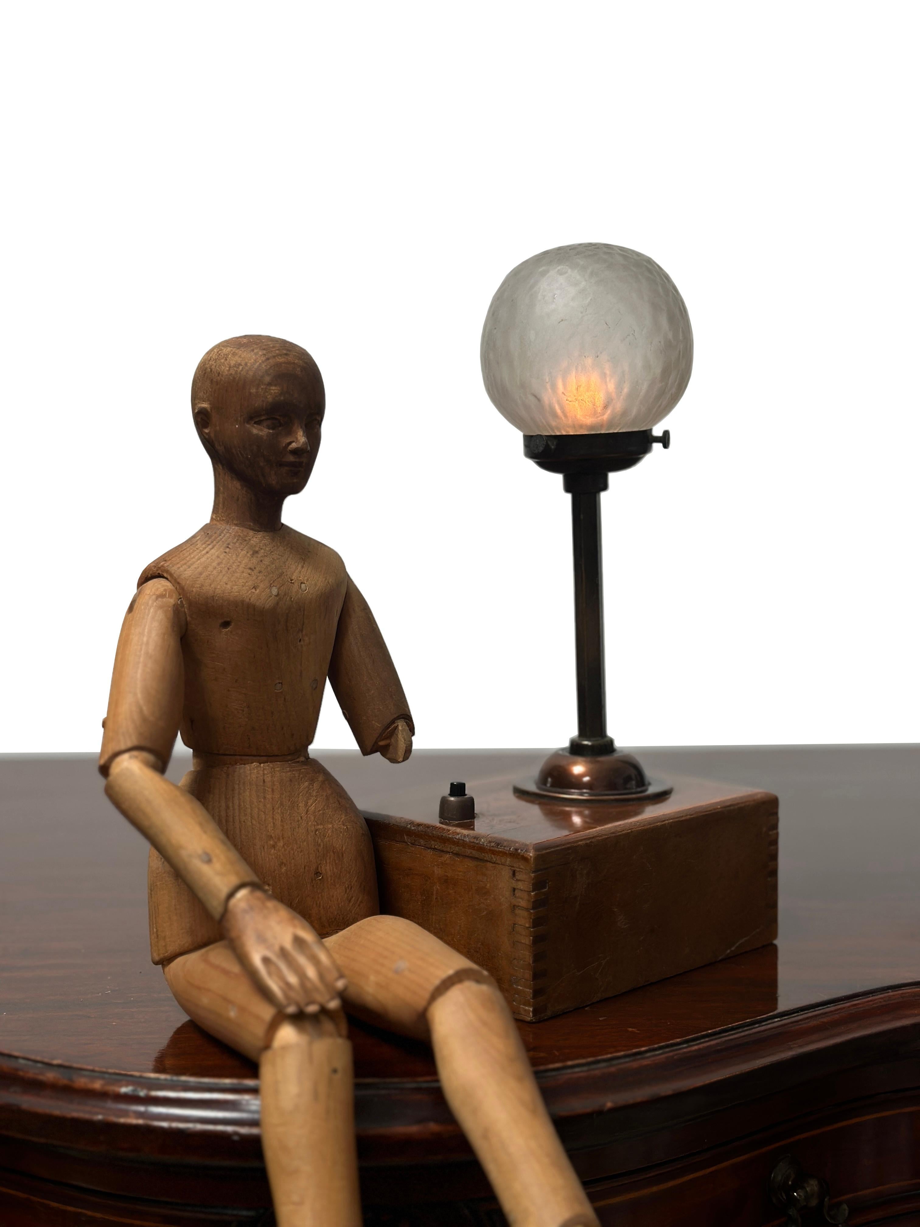 Pair Antique Industrial Magnifying Task Table. Desk Lamp By Franks Of Manchester For Sale 2