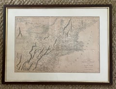 Pair Antique Italian Maps of the North American Eastern Seaboard