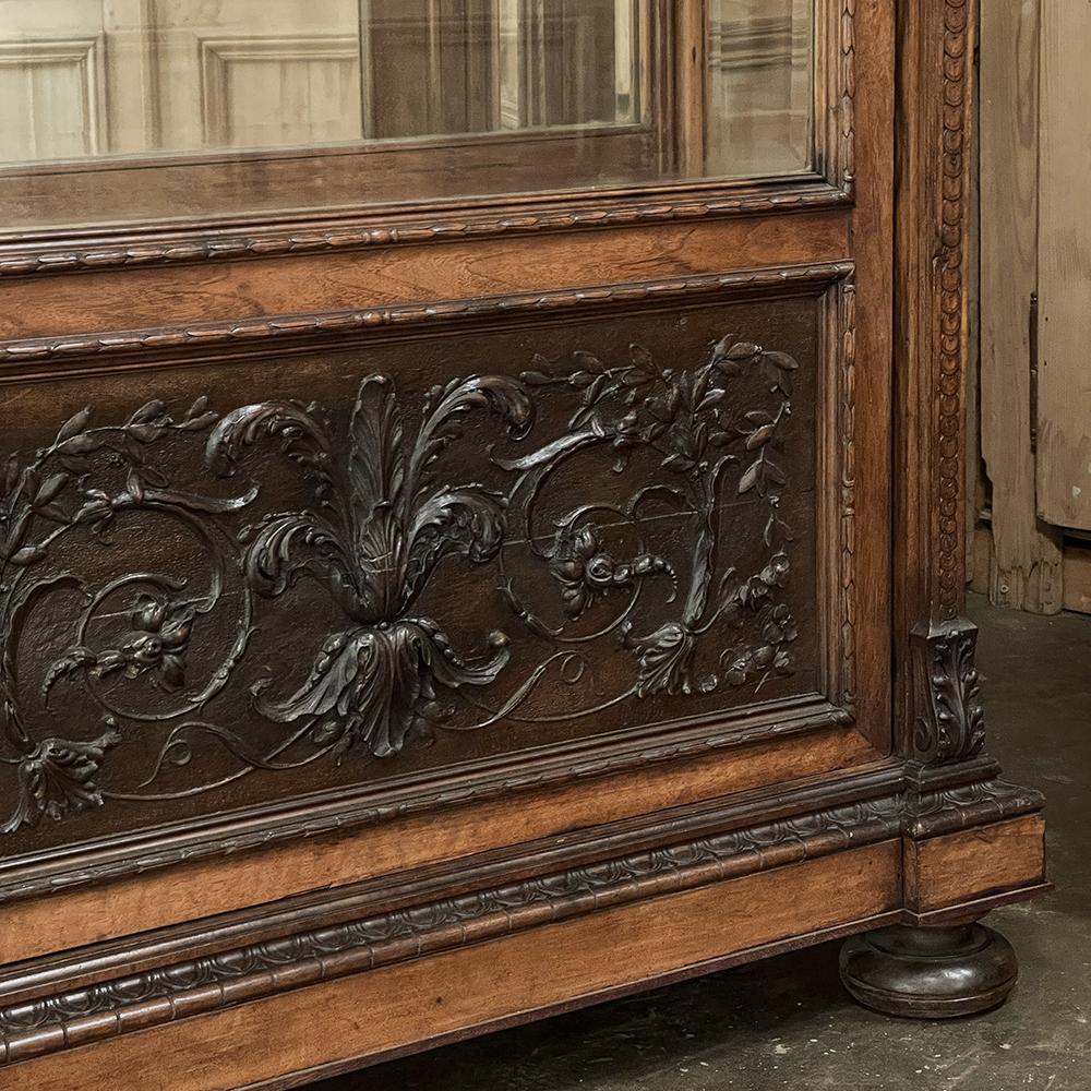 Italian Renaissance Bookcase Pair Antique Italian Renaissance Walnut Bookcases ~ Vitrines For Sale ...