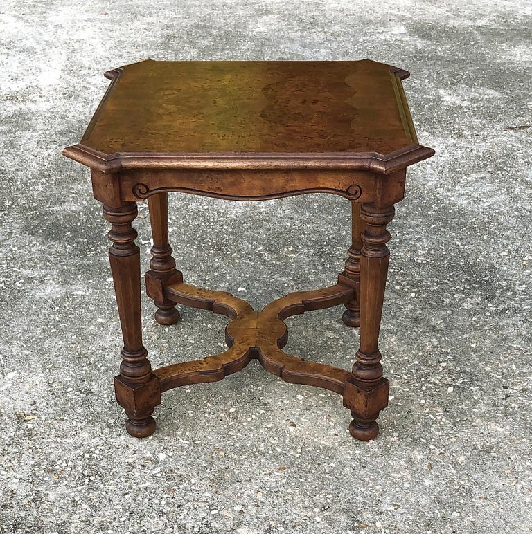 Pair of Antique Italian Walnut End Tables For Sale at 1stdibs