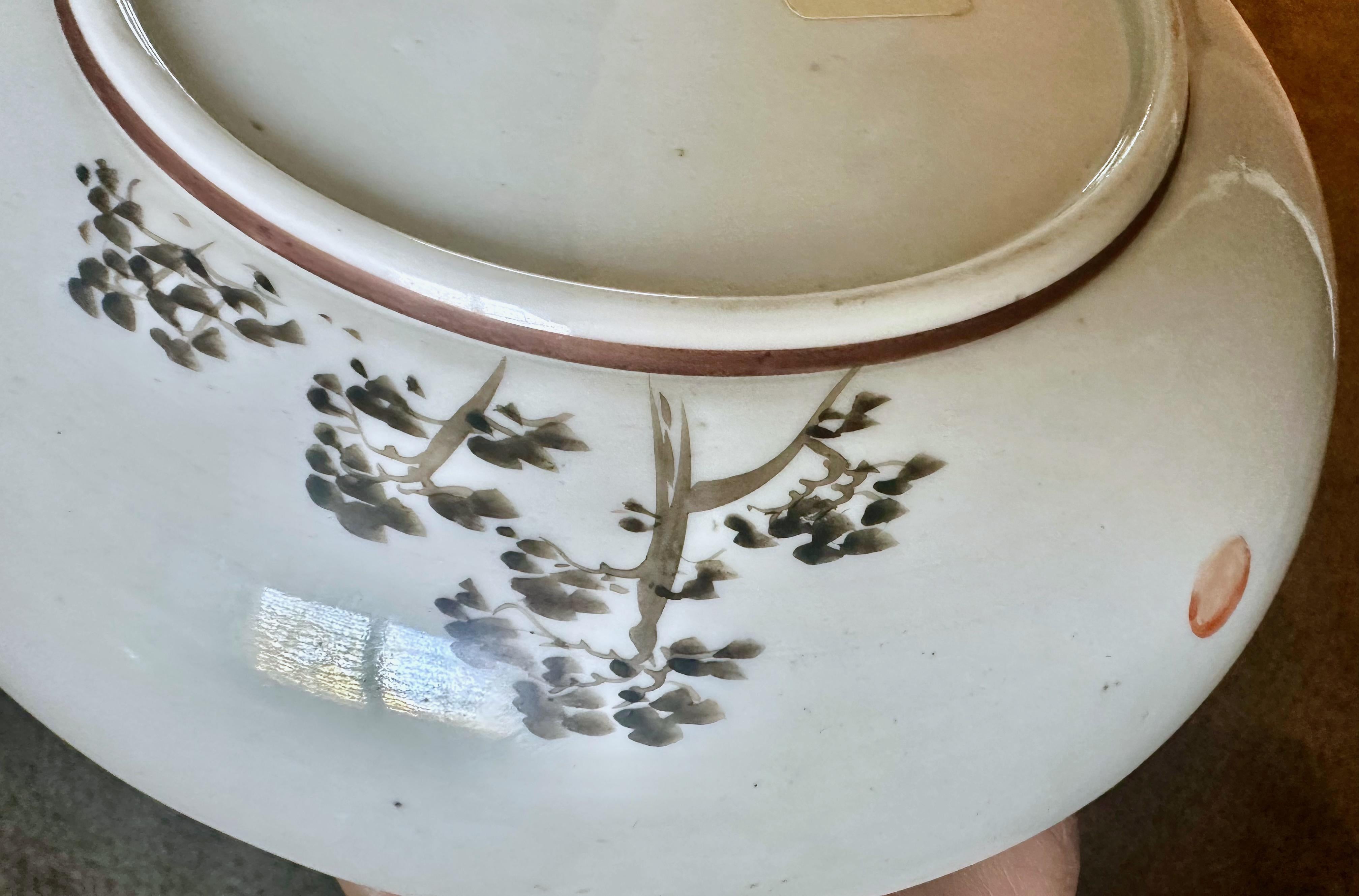 Coppia di antiche ciotole in porcellana giapponese dei primi anni Meiji in vendita 7