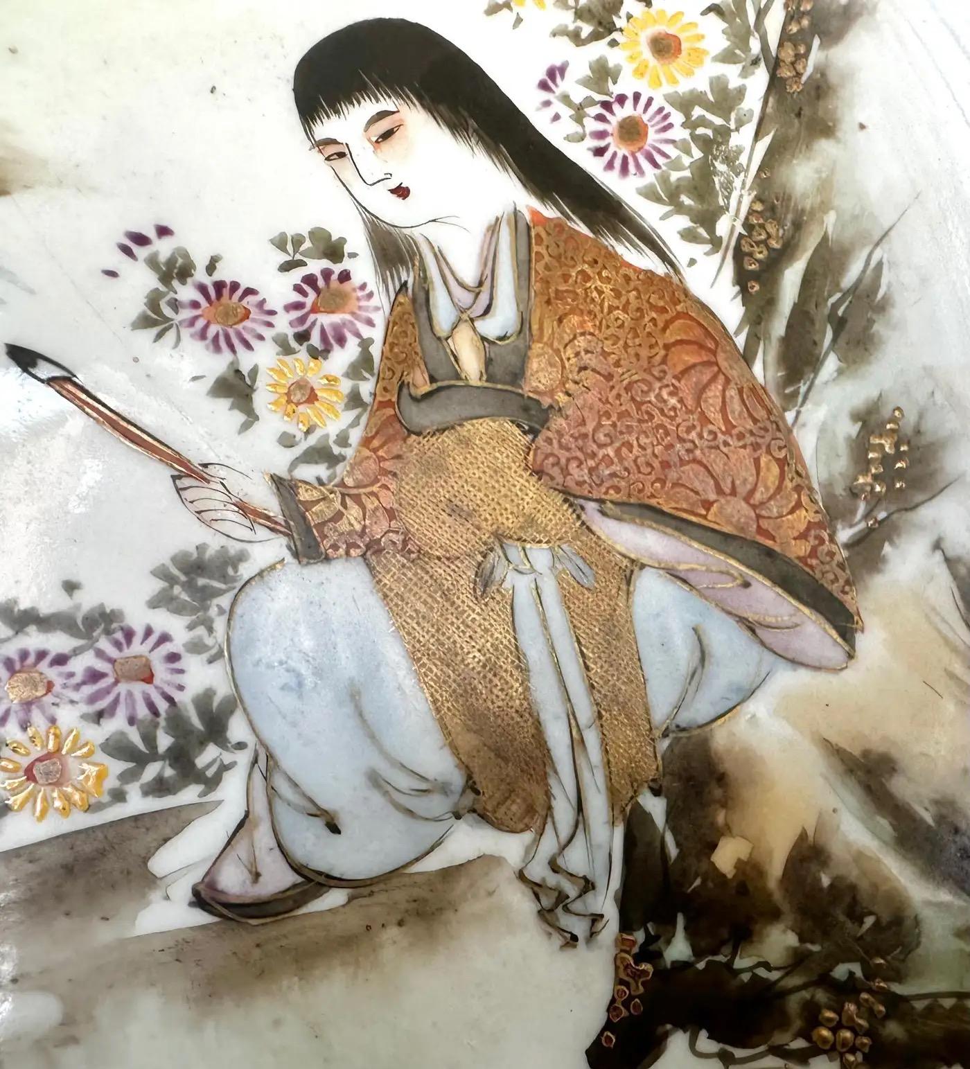 Coppia di antiche ciotole in porcellana giapponese dei primi anni Meiji in vendita 3