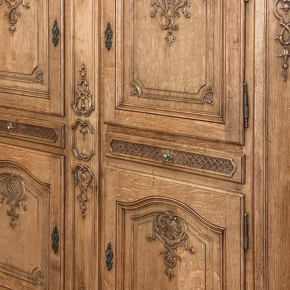Pair Antique Liegoise 4 Door Cabinets 11