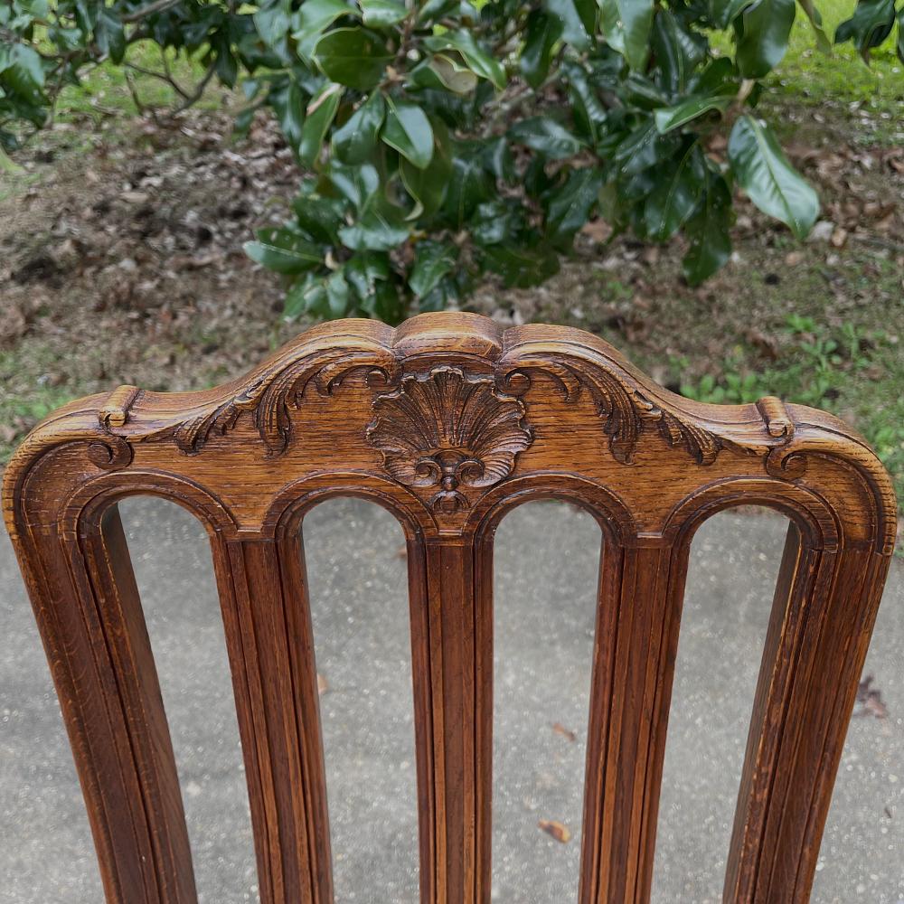 Pair Antique Liegoise Louis XIV Side Chairs For Sale 6