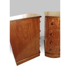 Pair Antique Mahogany Bedside Cabinets, Chests