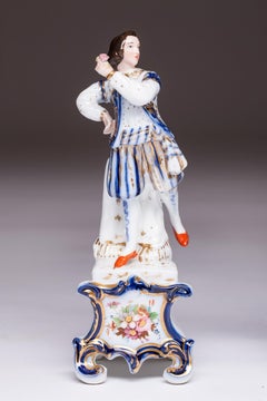 Pair of Antique Old Paris Porcelain Figurines