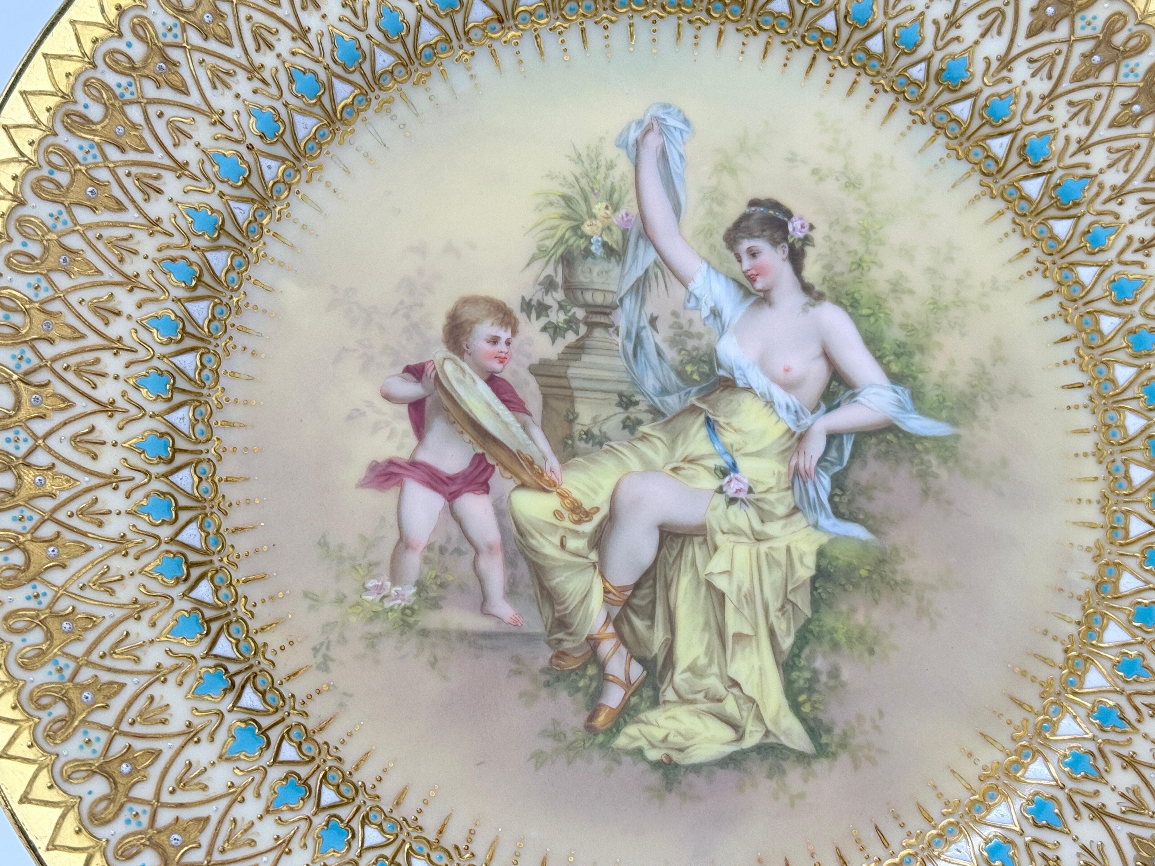 19th Century Pair, Antique Royal Vienna 