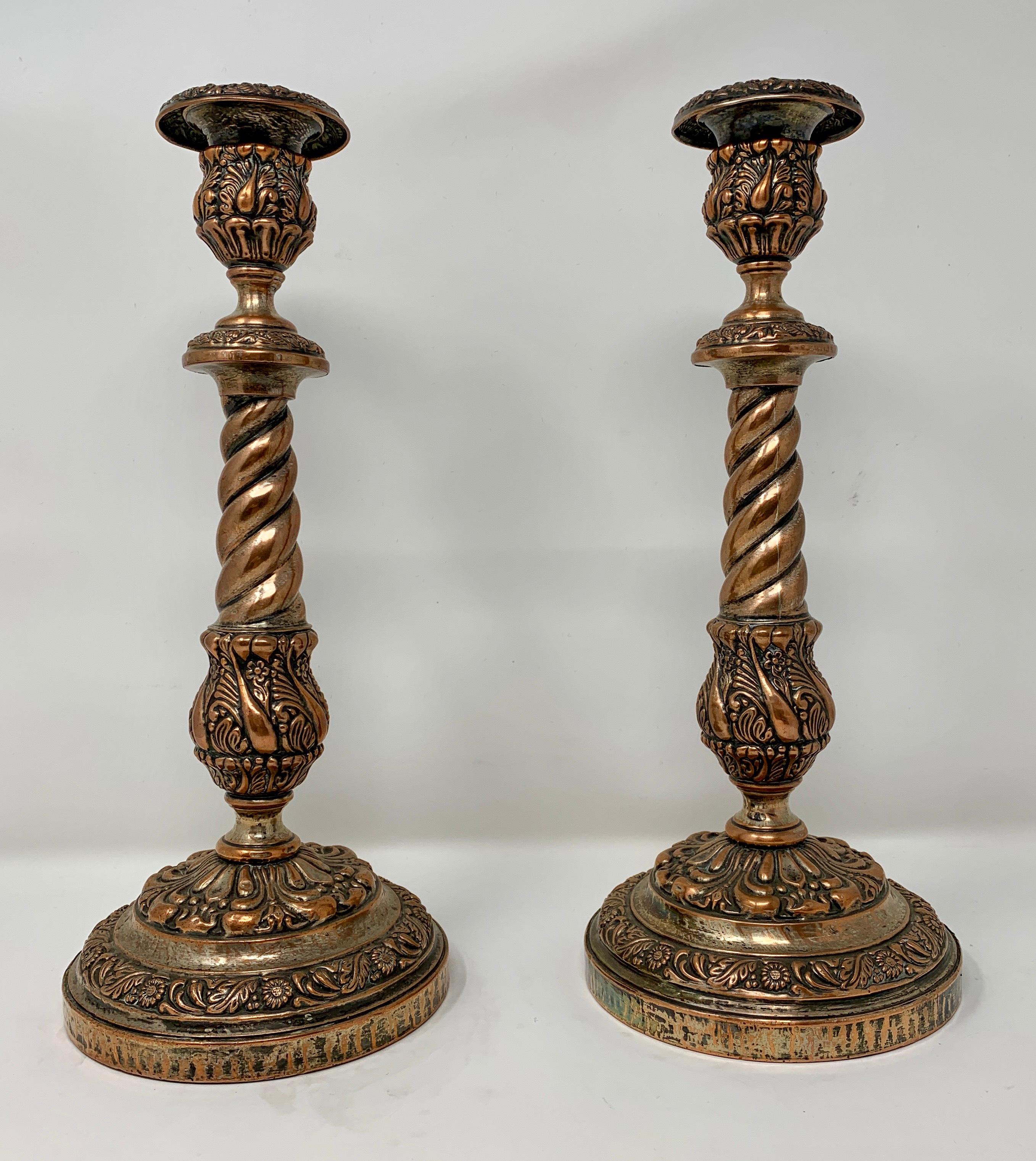These candlesticks are particularly nice because they straddle the lines between formal and informal. Because of their copper base, they do not look too 