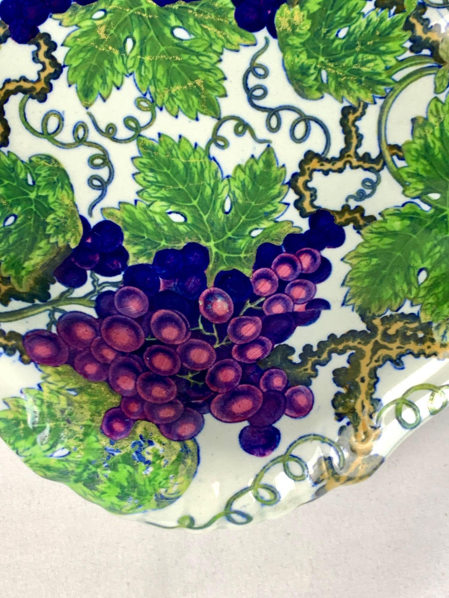 Coppia di piatti antichi Spode con motivo Greene & Greene Inghilterra Circa 1820 in vendita 2