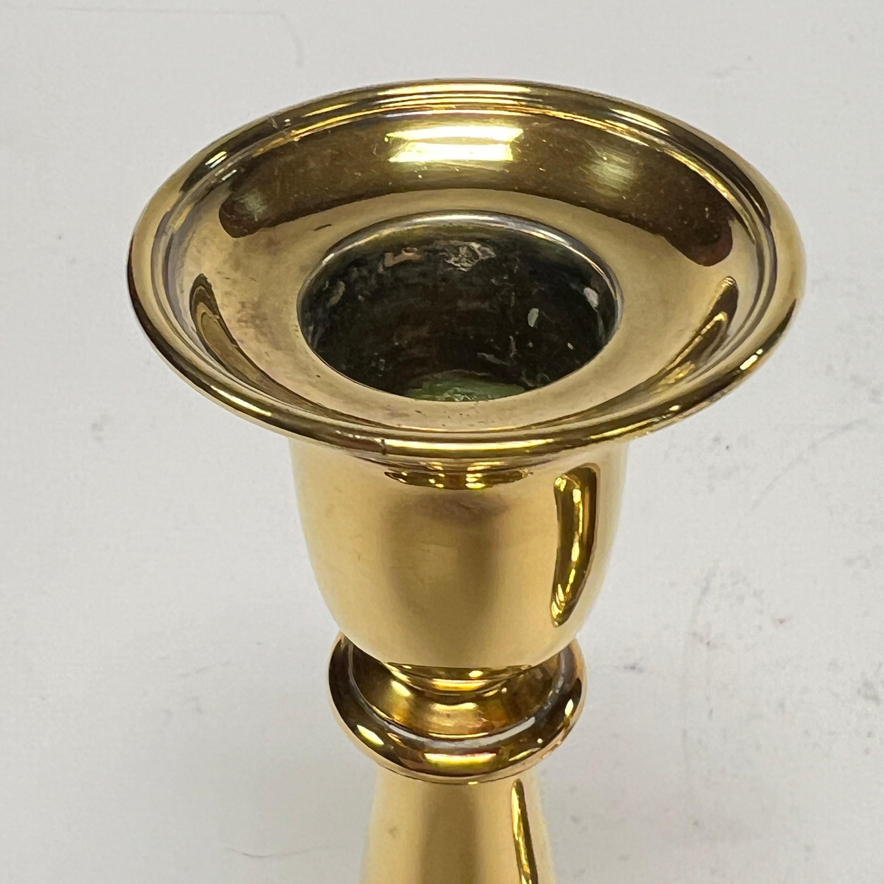 Argento 925 Coppia di antichi candelabri in argento dorato Tiffany and Company in vendita