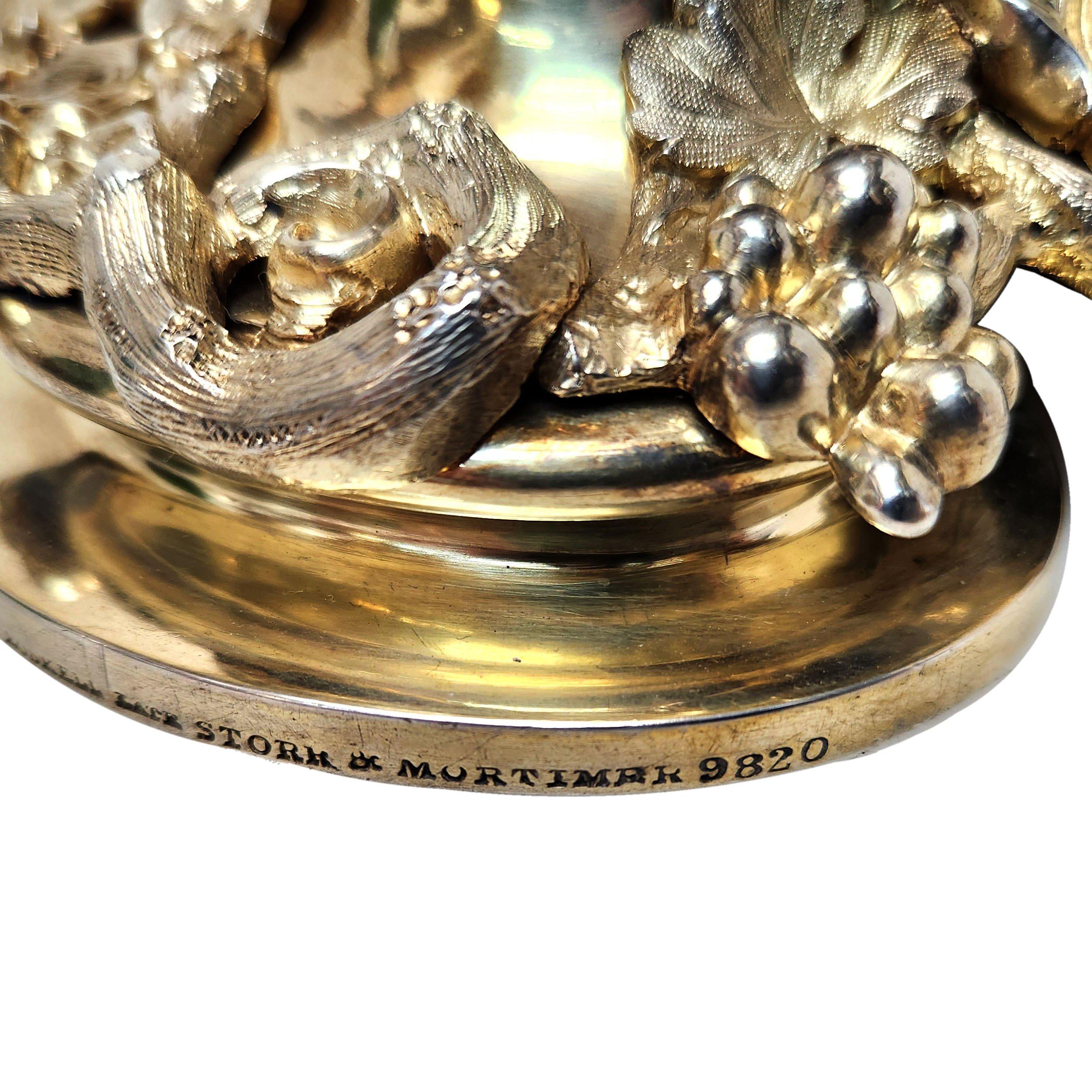 Pair Antique Victorian Silver Gilt Comports / Centrepieces 1859 For Sale 5