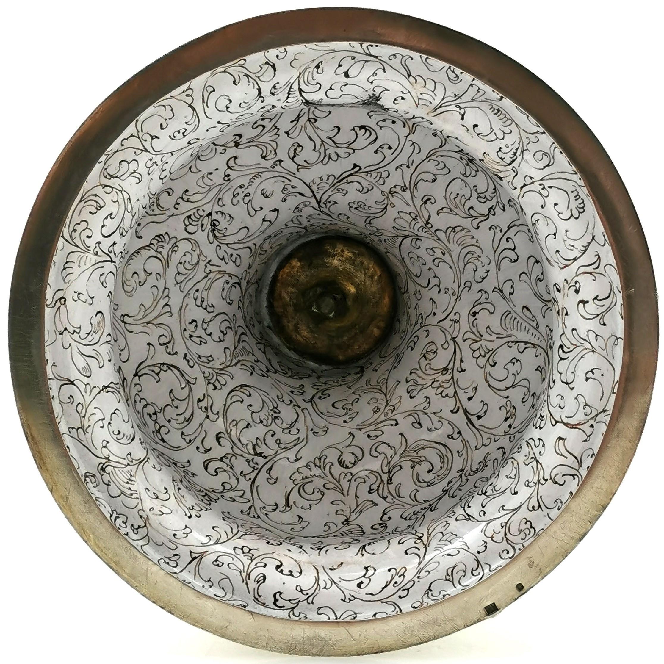 Paar antike Wiener Emaille & Silberne Kerzenleuchter um 1870 Wien:: Österreich im Angebot 8