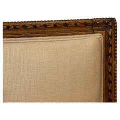 Pair Antique Walnut Louis XVI Style Bergere Chairs