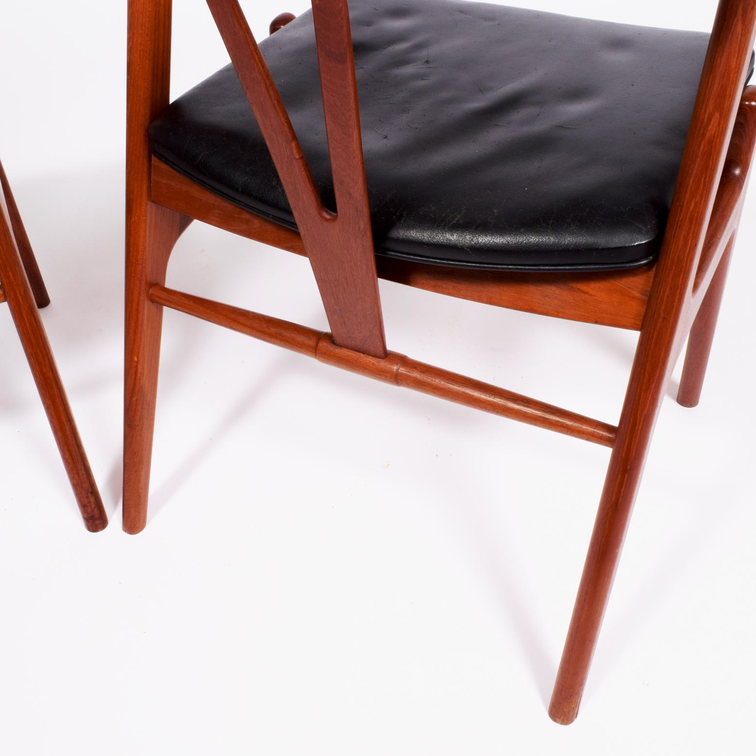 Mid-20th Century Pair of Armchairs by Torbjorn Afdal for Bruksbo