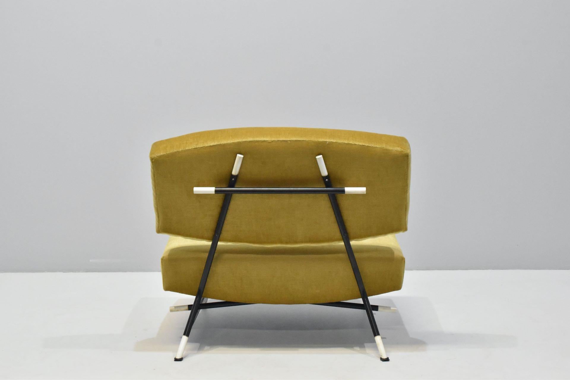 Paire de fauteuils Ico Parisi pour Cassina, Italie, milieu du siècle dernier, « Modèle 865 », 1955 en vente 8