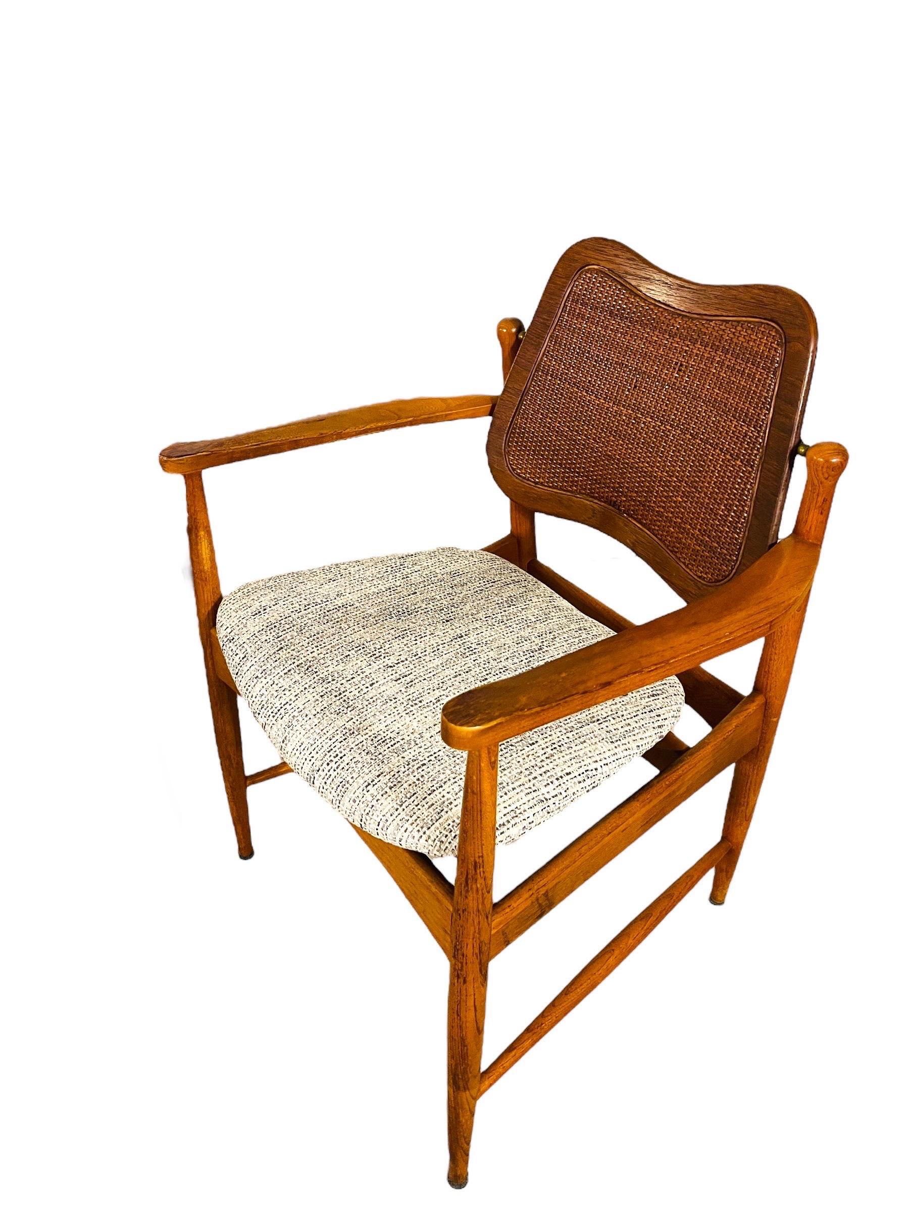 Mid-Century Modern Paire de fauteuils Arne Vodder Chaise de salle à manger en vente