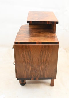 Pair Art Deco Bedside Chests Nightstands 1920s