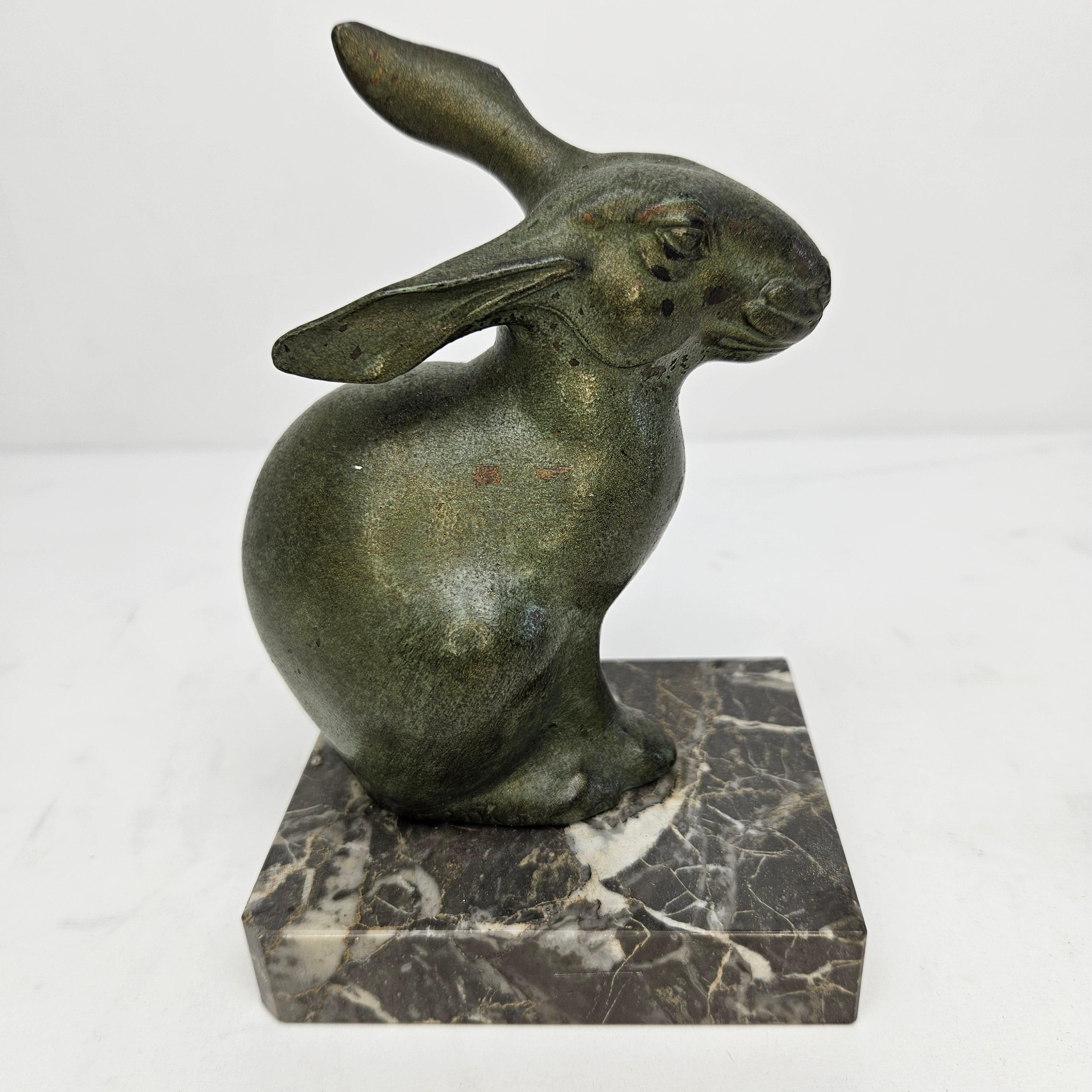Pair Art Deco Bookends with Harer by Marti Font, 1920-1930 For Sale 4