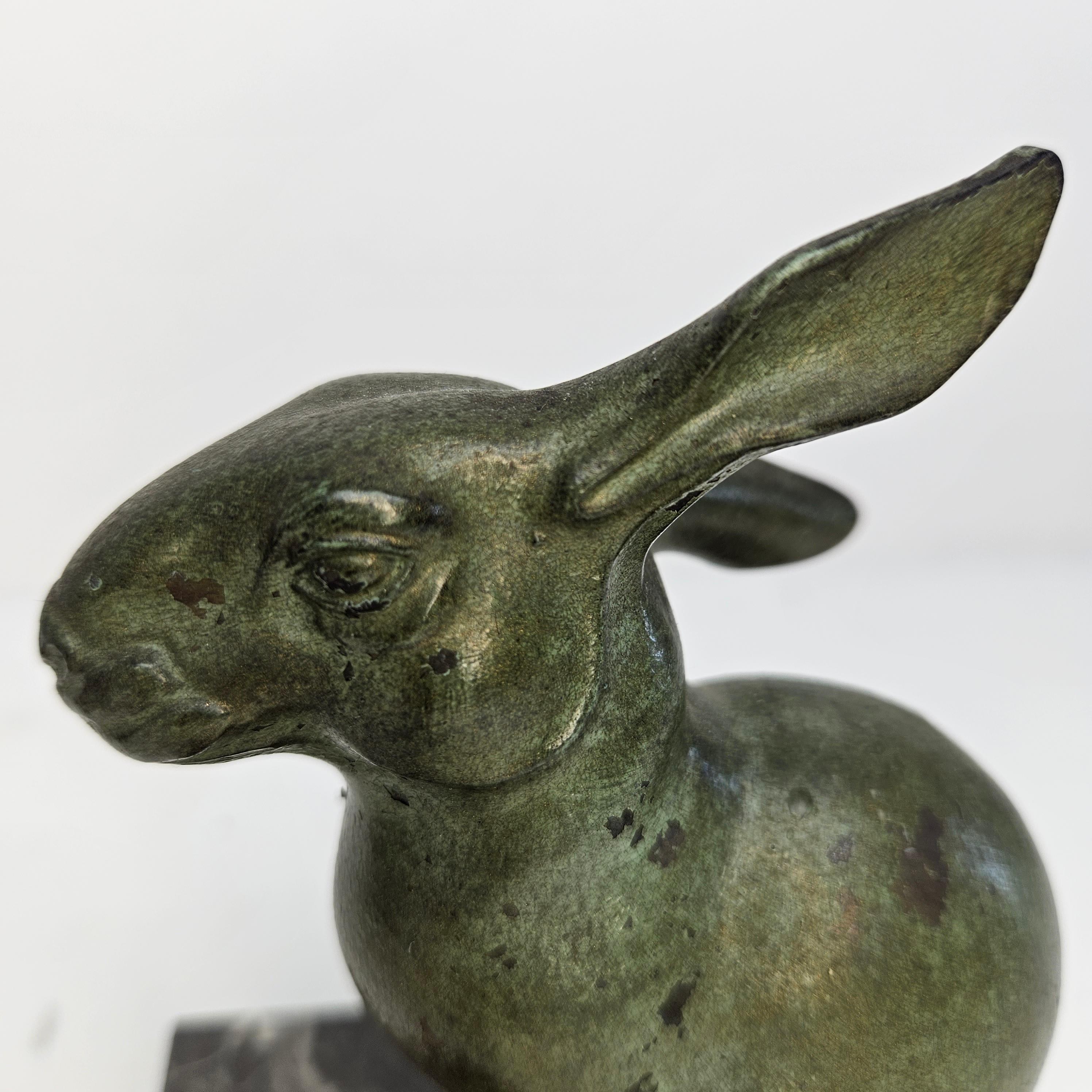 Pair Art Deco Bookends with Harer by Marti Font, 1920-1930 For Sale 1