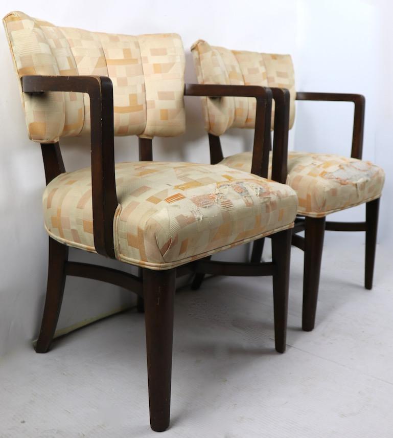 20th Century Pair of Art Deco Chairs after Rohde For Sale