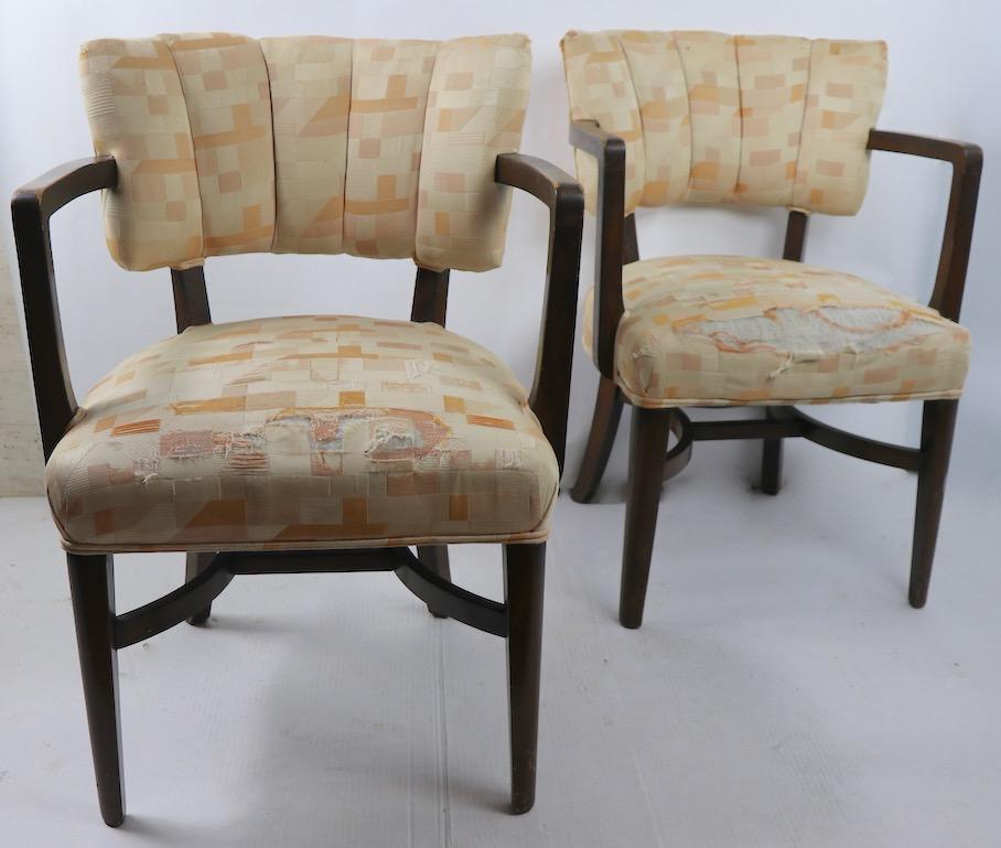 Pair of Art Deco Chairs after Rohde For Sale 1