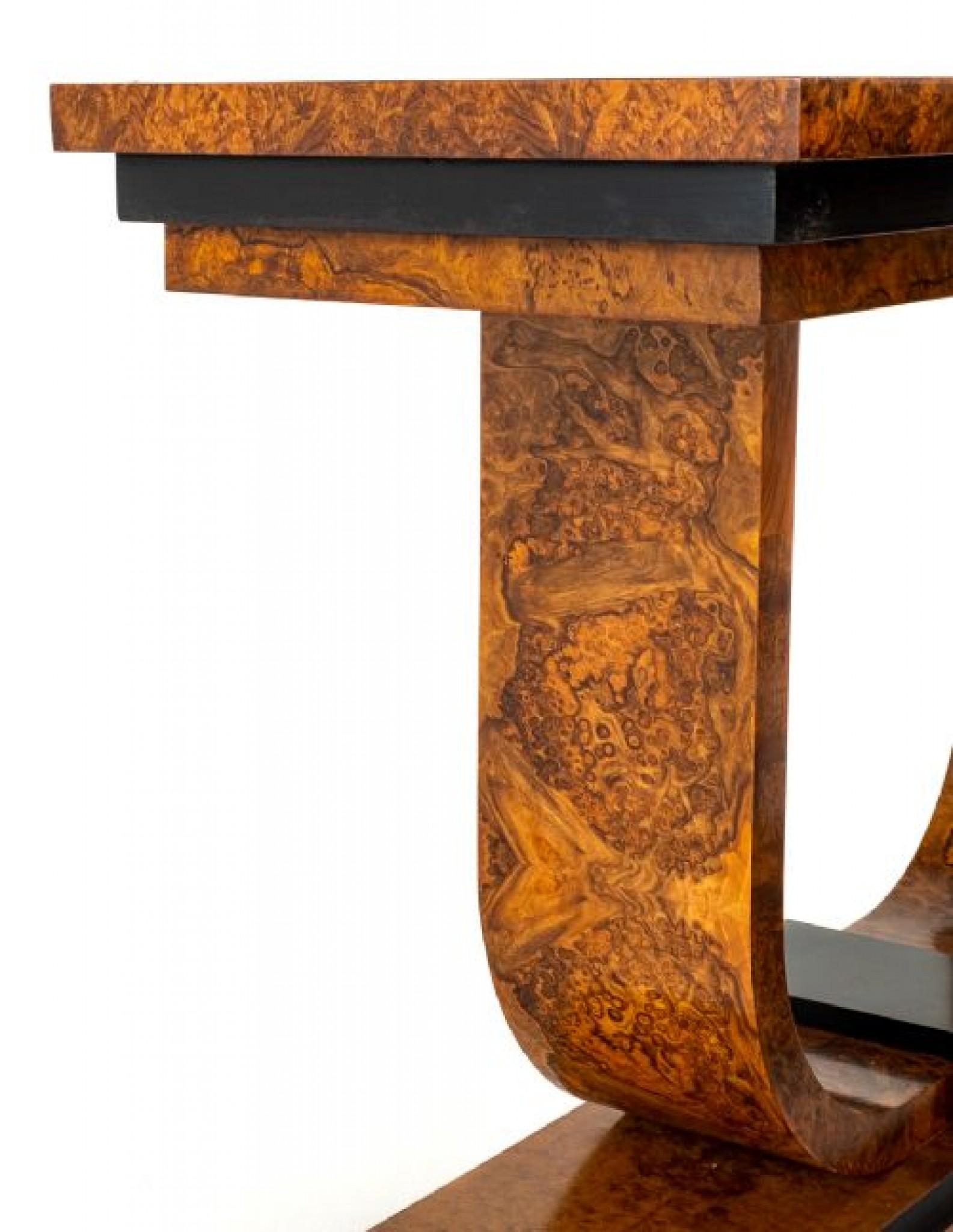 Pair Art Deco Console Tables Period 1930s For Sale 1