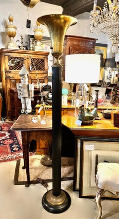 Pair Art Deco Torcheres or Floor Lamps