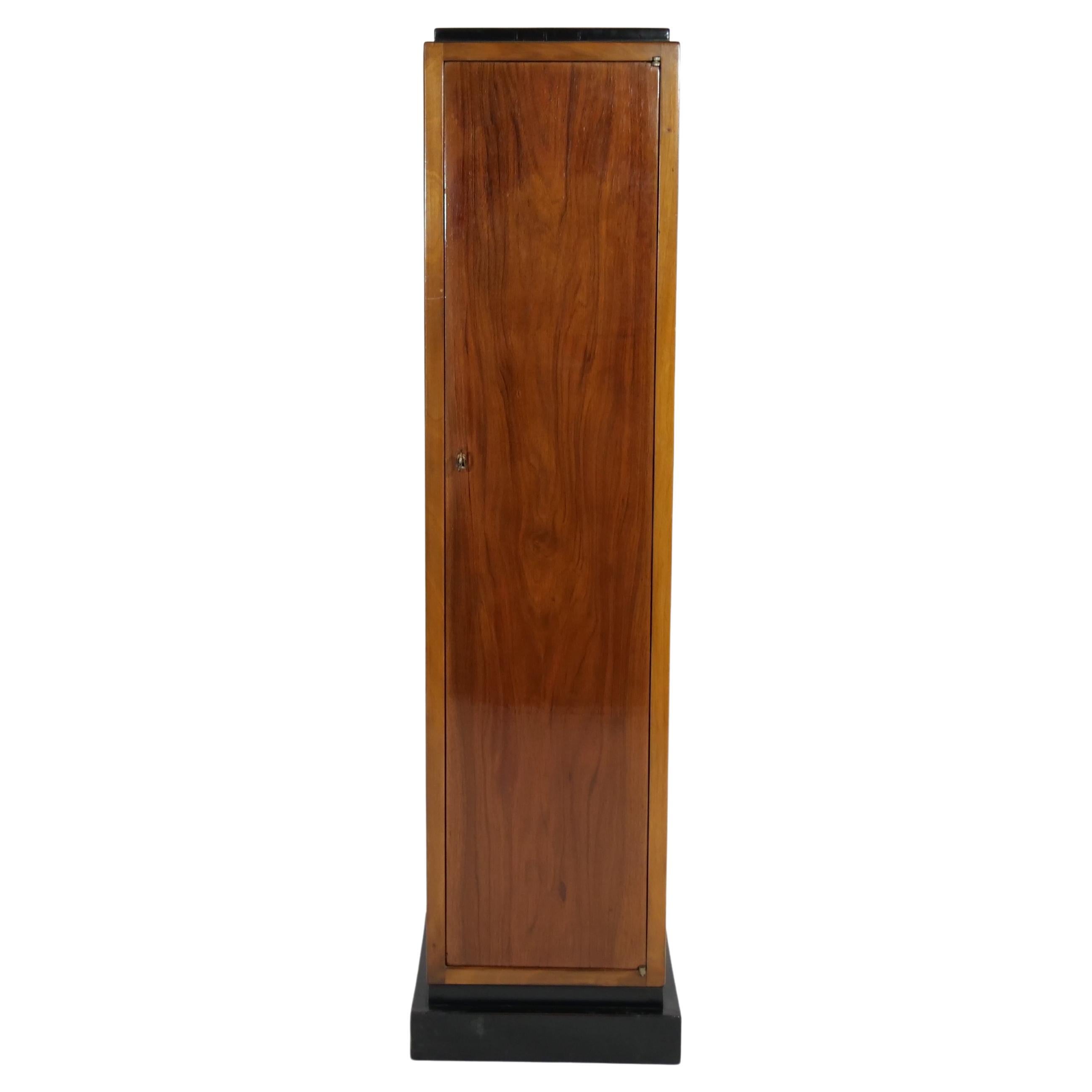 Pair Art Deco Mahogany Cabinet Pedestals  7
