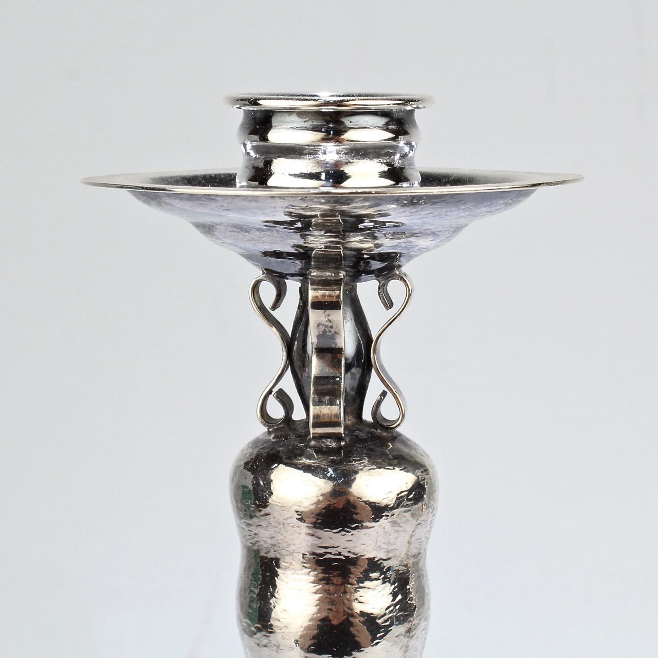 reed and barton sterling silver candlesticks