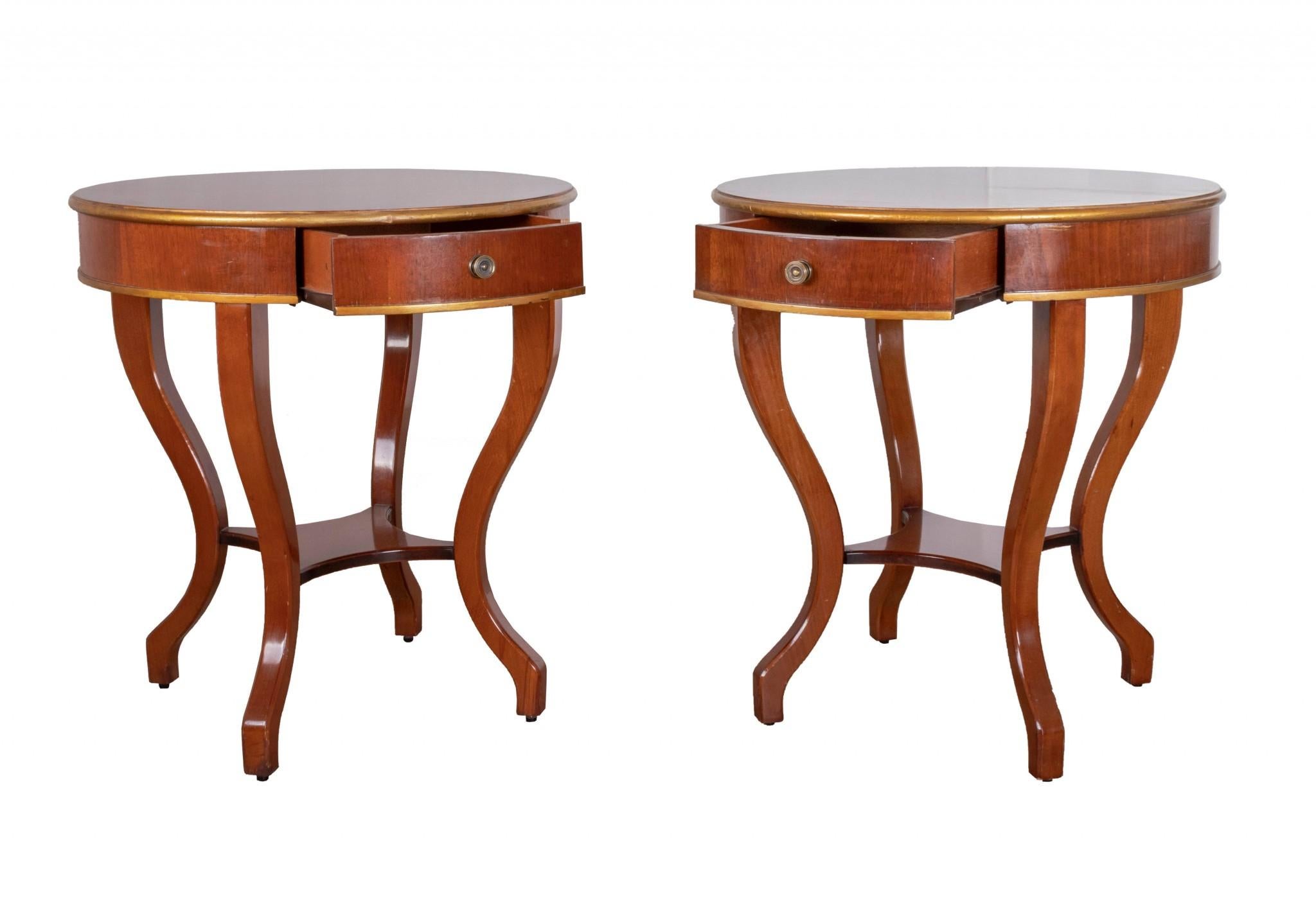Pareja Mesas Auxiliares Art Decó - Muebles Vintage 1930 en venta 3