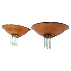 Pareja de Apliques de Pared Estilo Art Déco